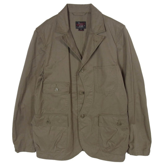 WOOLRICH ウールリッチ USA製 ガンパッチ ワークジャケット カーキ系 M【中古】