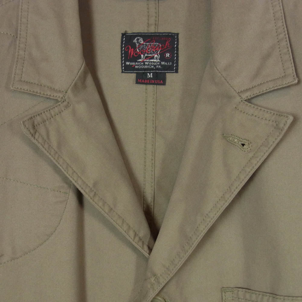 WOOLRICH ウールリッチ USA製 ガンパッチ ワークジャケット カーキ系 M【中古】