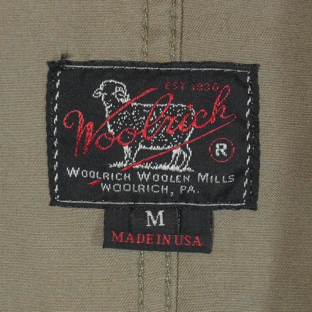 WOOLRICH ウールリッチ USA製 ガンパッチ ワークジャケット カーキ系 M【中古】