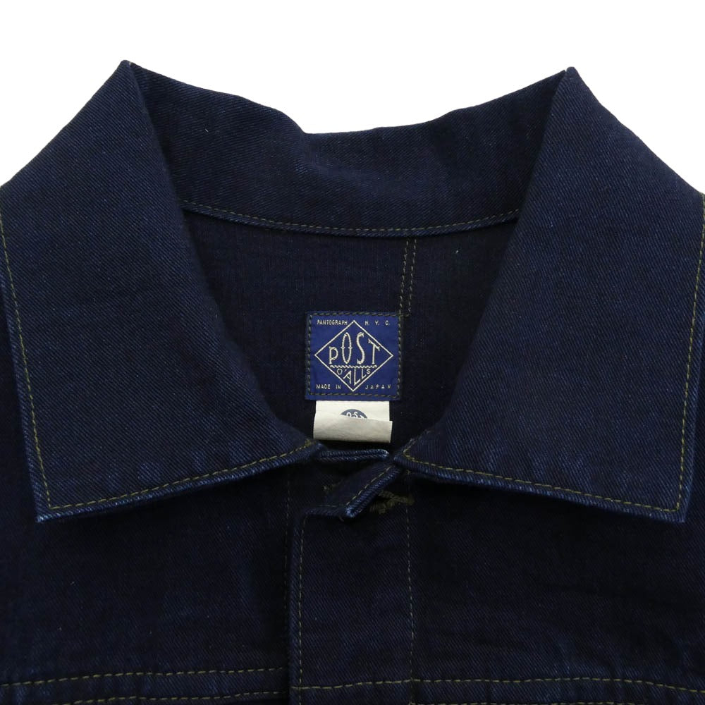POST OVERALLS ポストオーバーオールズ EL RANCHERO 3 ショート ジャケット ネイビー系 L【中古】