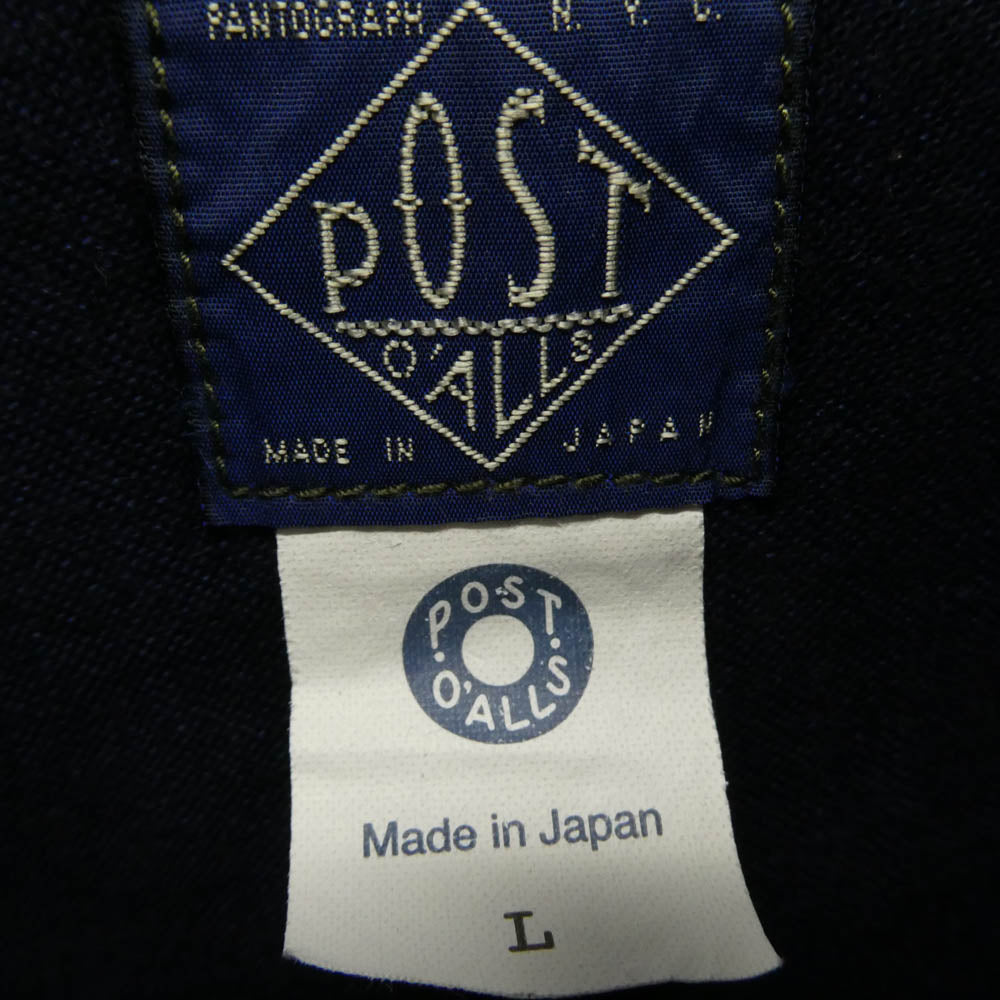 POST OVERALLS ポストオーバーオールズ EL RANCHERO 3 ショート ジャケット ネイビー系 L【中古】