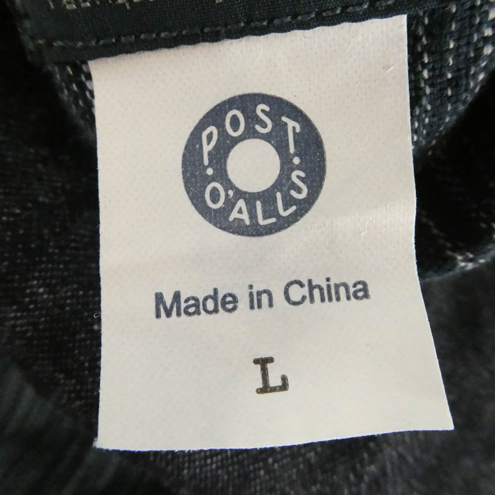 POST OVERALLS ポストオーバーオールズ Chinois シノワ ノーカラー