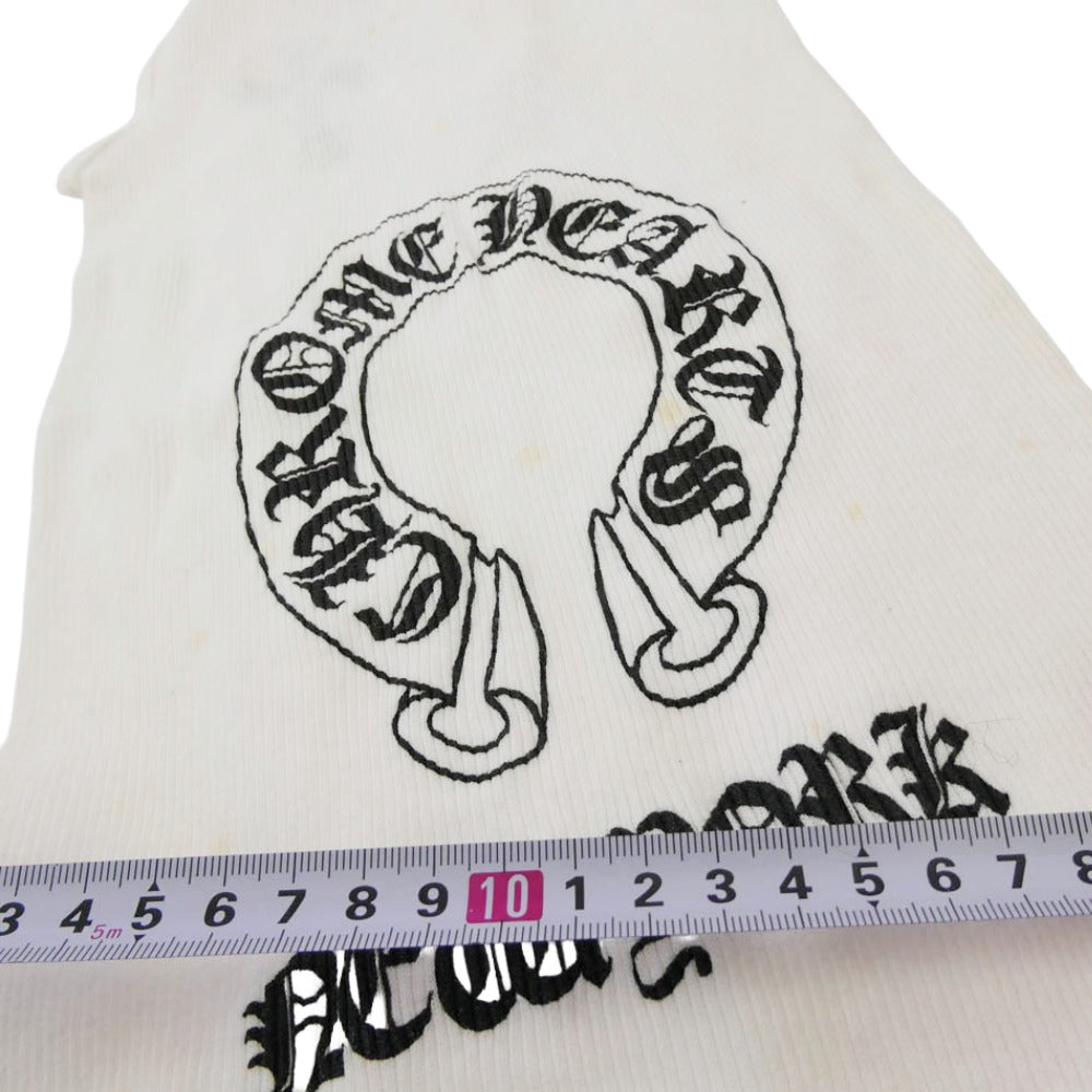 CHROME HEARTS クロムハーツ（原本無） オールド FUCK YOU ファックユー CHクロス ホースシュー タンクトップ オフホワイト系【中古】