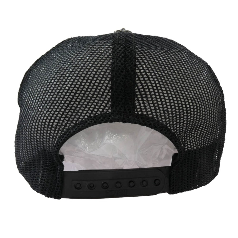 CHROME HEARTS クロムハーツ（原本無） オールド 3レザースターパッチ クロスボール 帽子 キャップ ブラック系【中古】