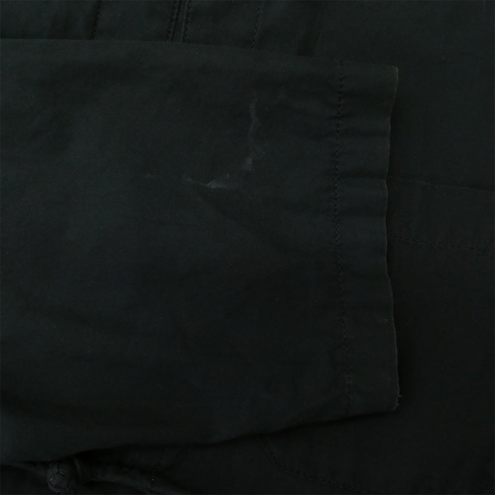 Yohji Yamamoto POUR HOMME ヨウジヤマモトプールオム HR-B09-002 produce プロデュース コットン 長袖 チャイナ シャツ ブラック系 2【中古】