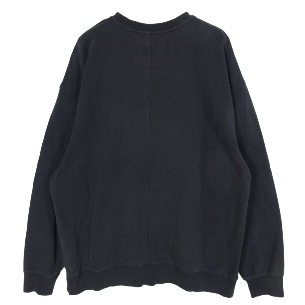 Levi's RED リーバイスレッド A0147-0001 クルーネック コットン スウェット チャコール系 L【中古】