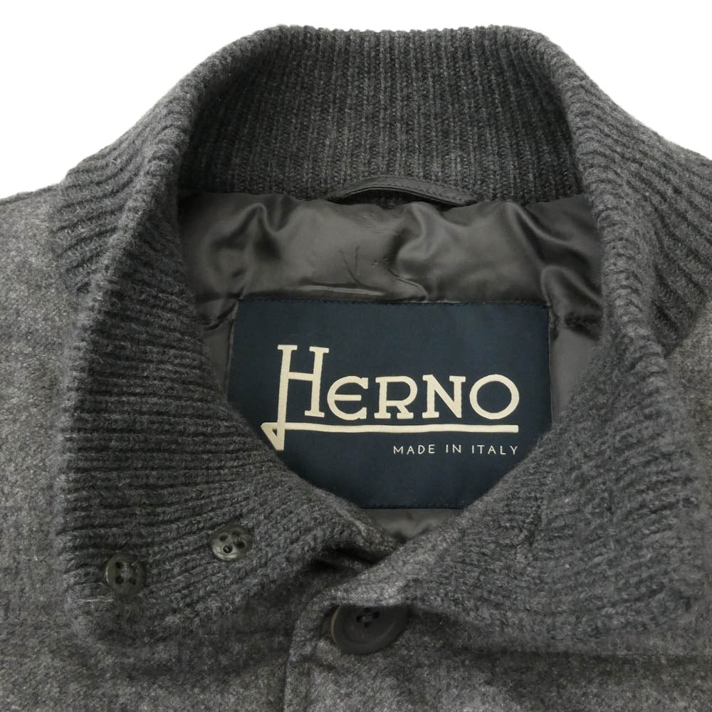 Herno ヘルノ シルクカシミア×ローゲージカシミア ニット スタンド