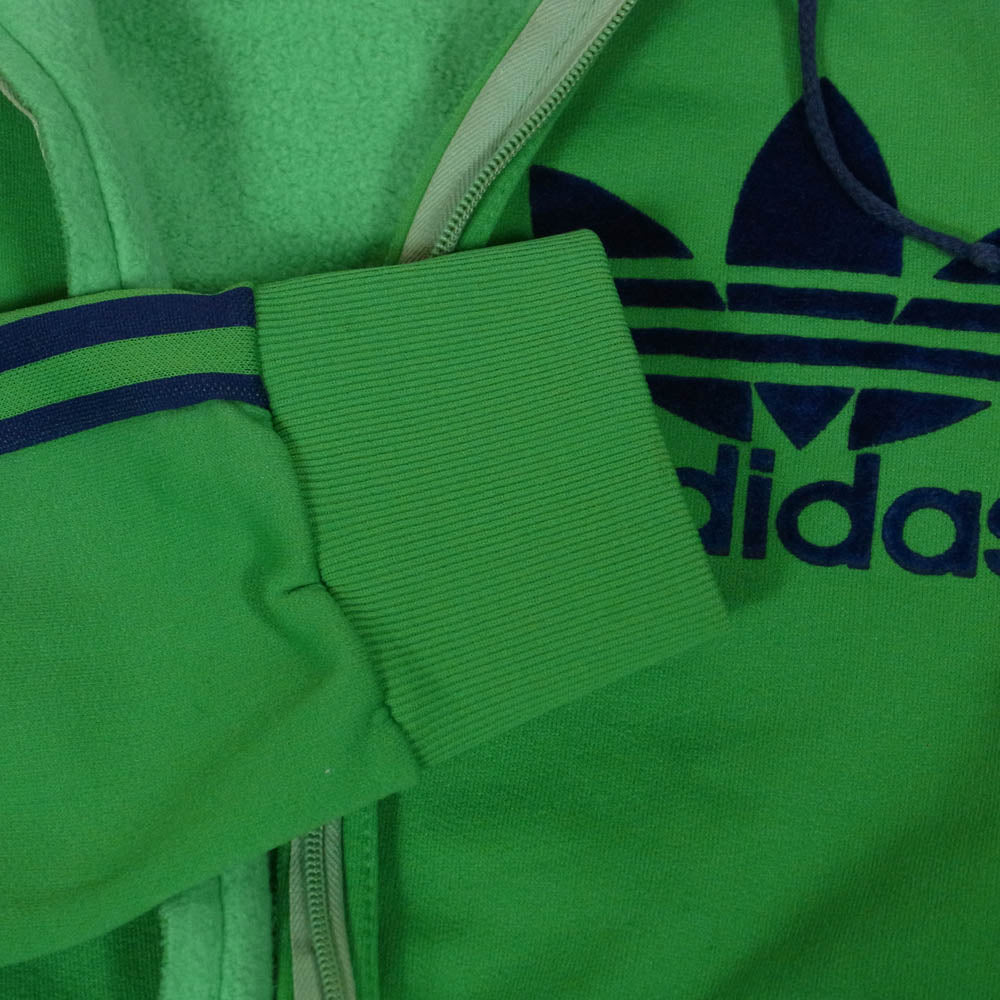 adidas アディダス 70S VENTEX社製 ジャージ トラック ジャケット ジップ パーカー グリーン系 表記無し【中古】