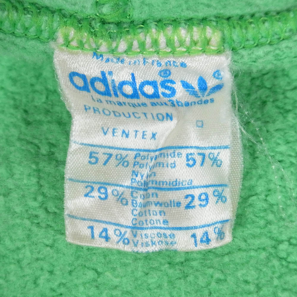 adidas アディダス 70S VENTEX社製 ジャージ トラック ジャケット ジップ パーカー グリーン系 表記無し【中古】