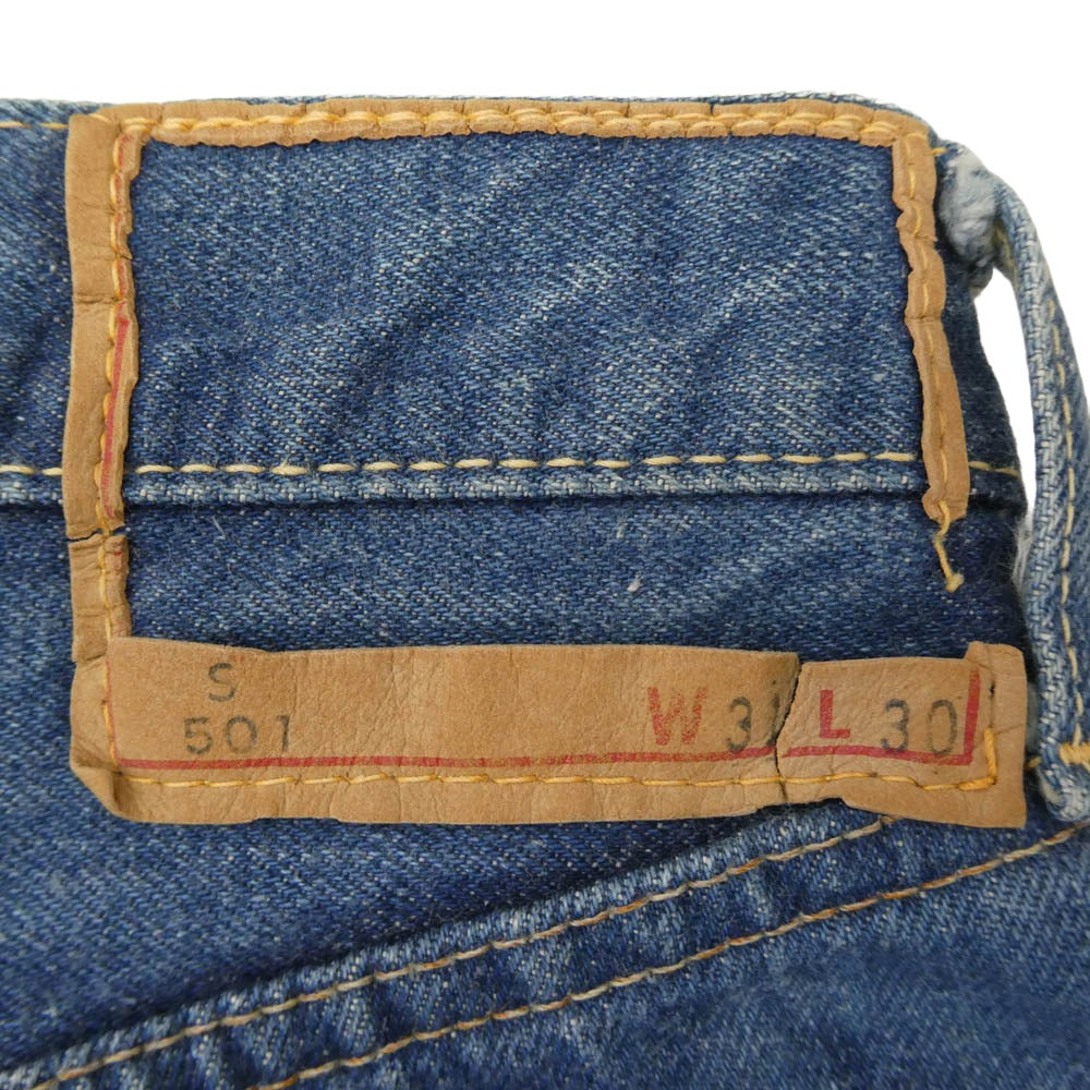 Levi's リーバイス 60s VINTAGE ヴィンテージ 501 BIGE S-TYPE 裏刻印J デニム パンツ インディゴブルー系 W31 L30【中古】