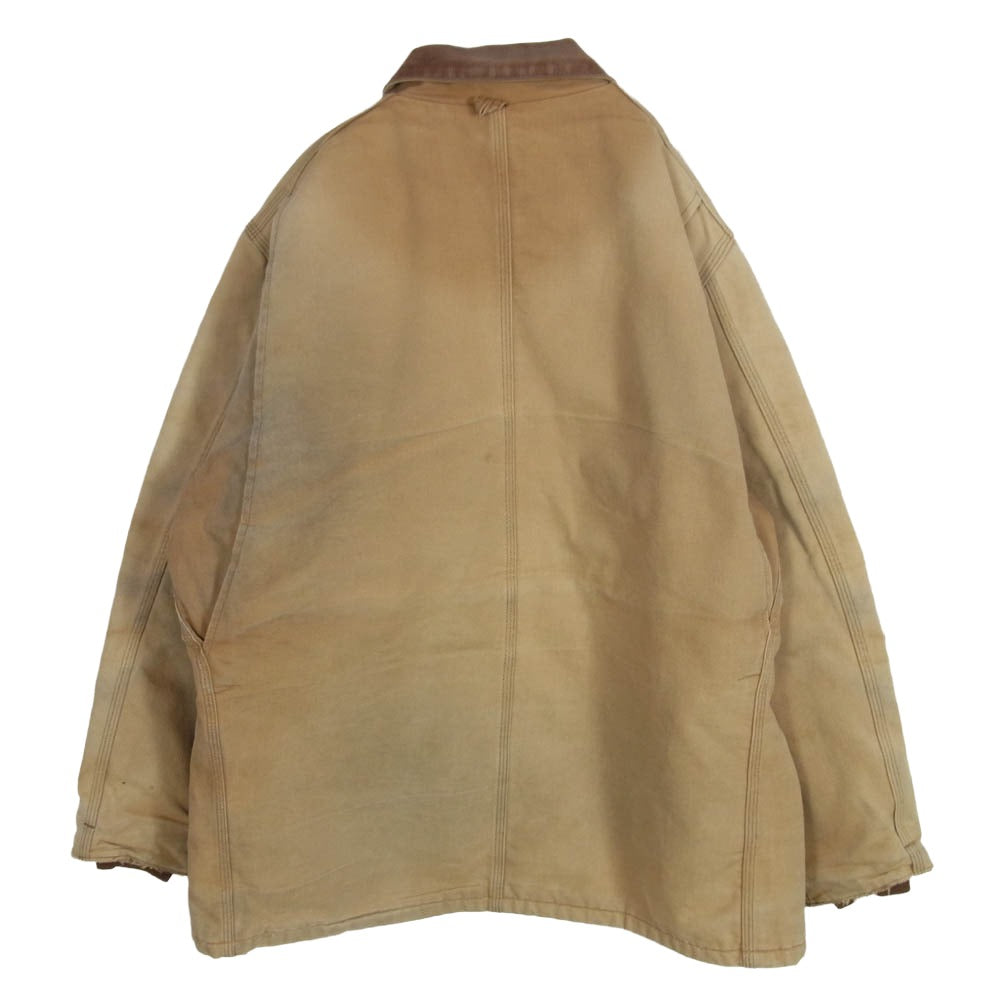 Carhartt カーハート 80s 90s Vintage traditional coat ヴィンテージトラディショナル コート ワーク ジャケット コート ベージュ系 表記無し【中古】