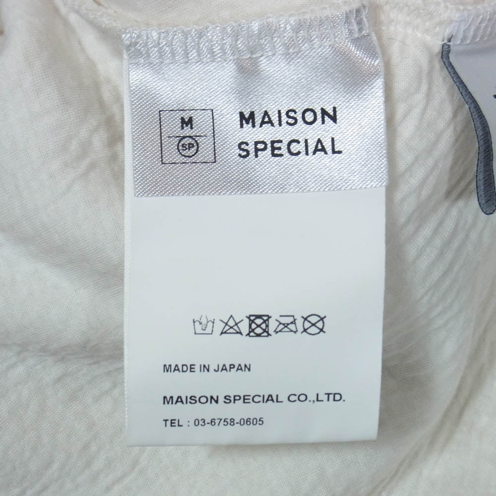 MAISON SPECIAL メゾンスペシャル 21222365501 ビッグスリーブ ボレロ ニット トップ オフホワイト系 FREE【中古】