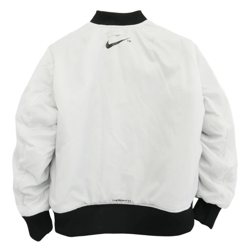 NIKE ナイキ DD6056-010 NSW SYNFL SWOOSH ビック スウッシュ ロゴ リバーシブル サーマフィット ボンバー ジャケット ブラック系 ホワイト系【中古】