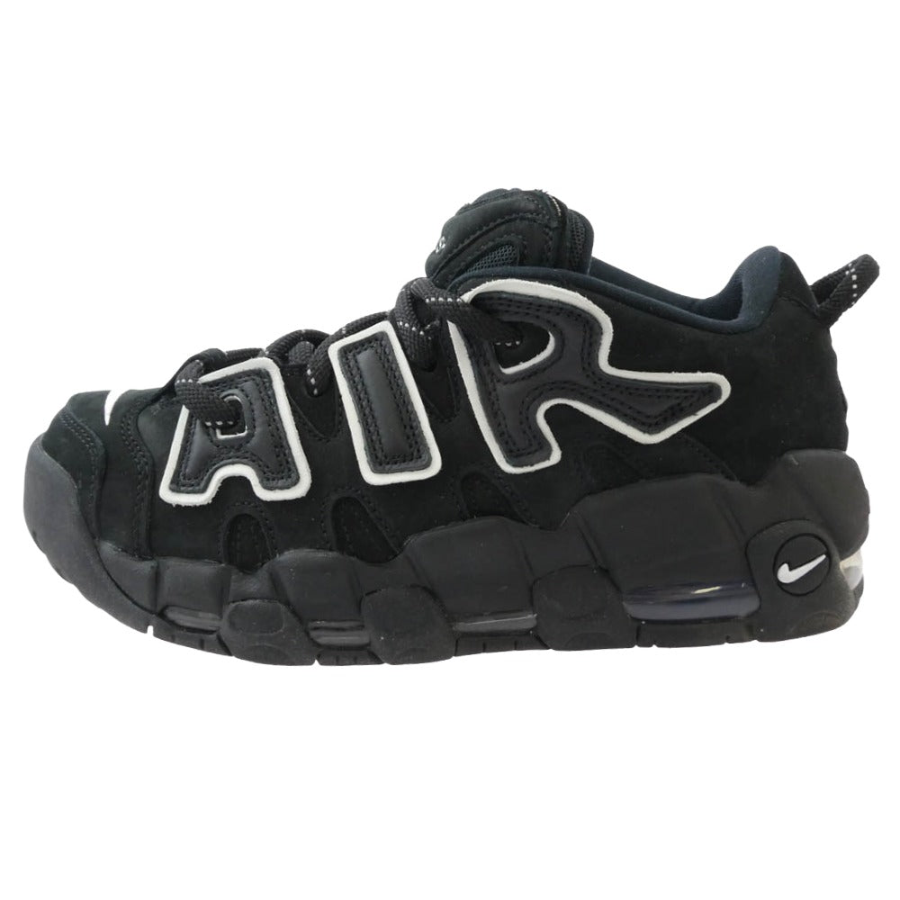 NIKE ナイキ AMBUSH アンブッシュ FB1299-001 AIR MORE UPTEMPO LOW SP モアアップテンポ モアテン ローカットスニーカー シューズ ブラック系 25.5cm【中古】