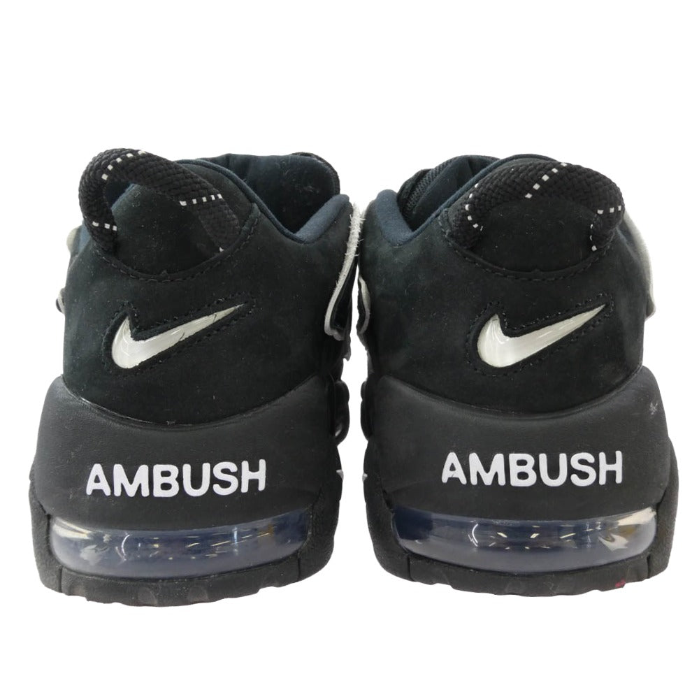 NIKE ナイキ AMBUSH アンブッシュ FB1299-001 AIR MORE UPTEMPO LOW SP モアアップテンポ モアテン ローカットスニーカー シューズ ブラック系 25.5cm【中古】