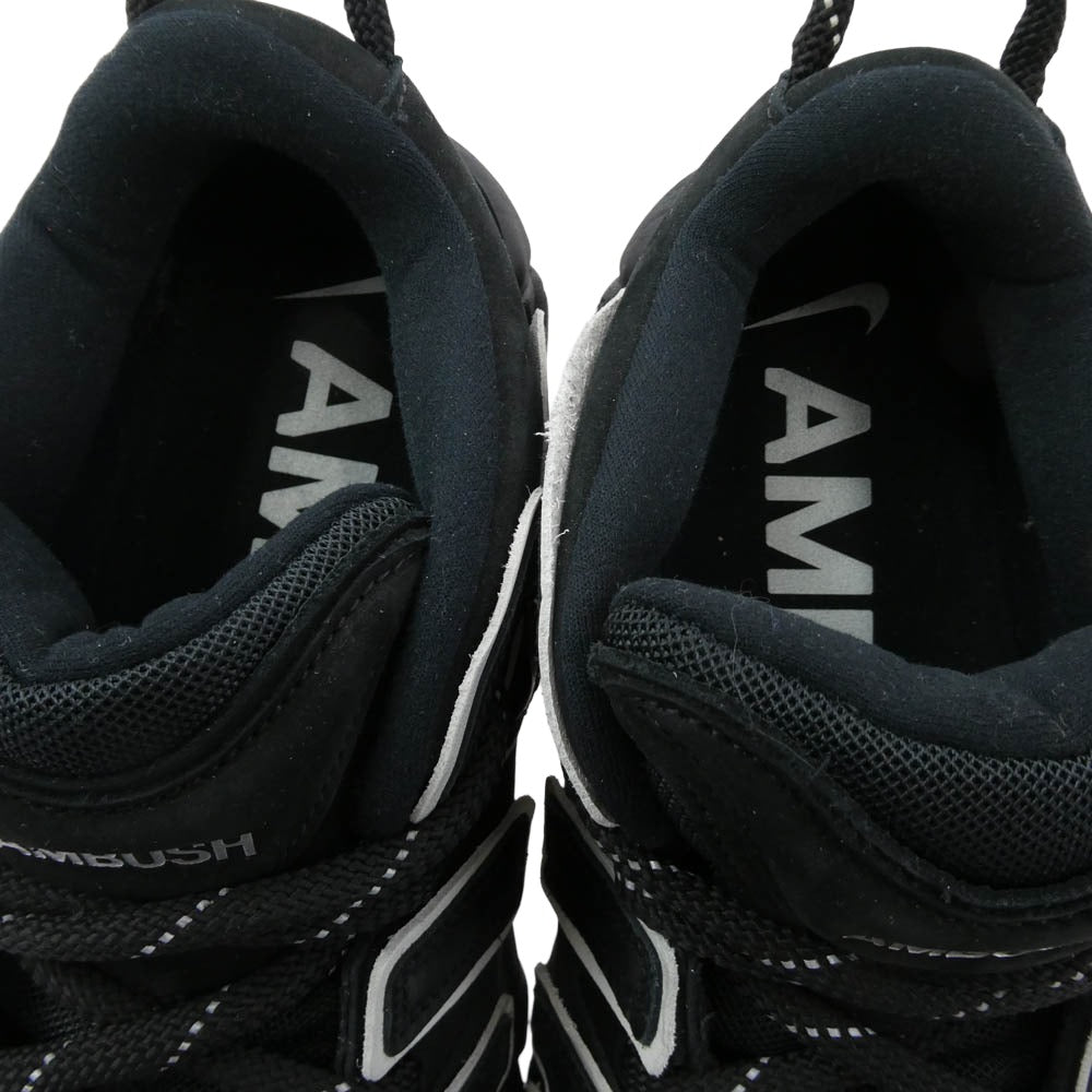 NIKE ナイキ AMBUSH アンブッシュ FB1299-001 AIR MORE UPTEMPO LOW SP モアアップテンポ モアテン ローカットスニーカー シューズ ブラック系 25.5cm【中古】