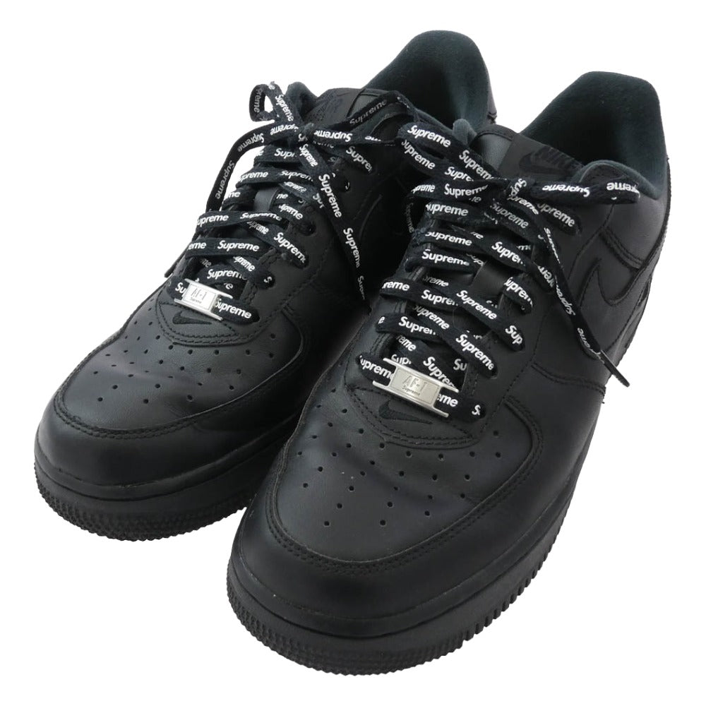 Supreme シュプリーム CU9225-001 AIR FORCE 1 LOW エアフォース 1 ロー スニーカー ローカット シューズ ブラック系 26cm【中古】
