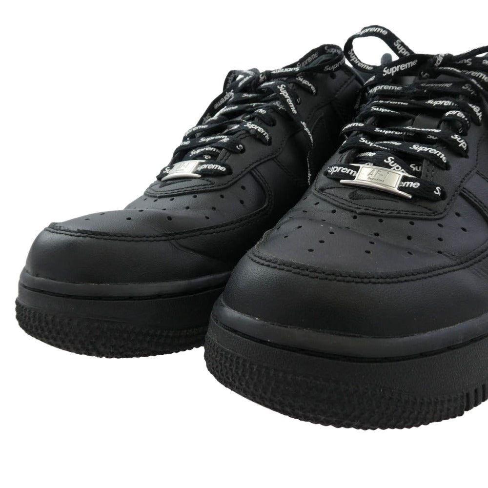Supreme シュプリーム CU9225-001 AIR FORCE 1 LOW エアフォース 1 ロー スニーカー ローカット シューズ ブラック系 26cm【中古】