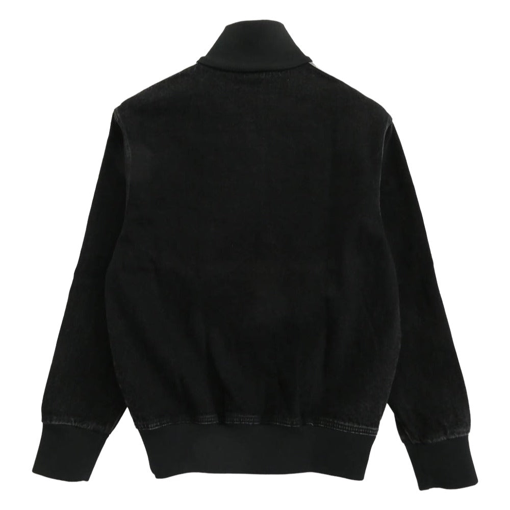 adidas アディダス JC6717 DENIM FIREBIRD TRACKTOP デニム ファイヤー バード トラックトップ サイドストライプ ジャケット ブラック系 M【美品】【中古】