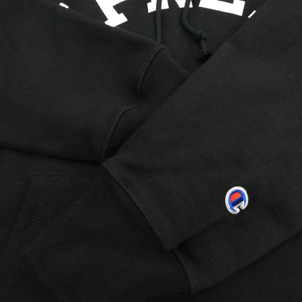 Supreme シュプリーム 25SS Hooded Sweatshirt フロント アーチロゴ フーデッド スウェット パーカー フーディー ブラック系 M【中古】