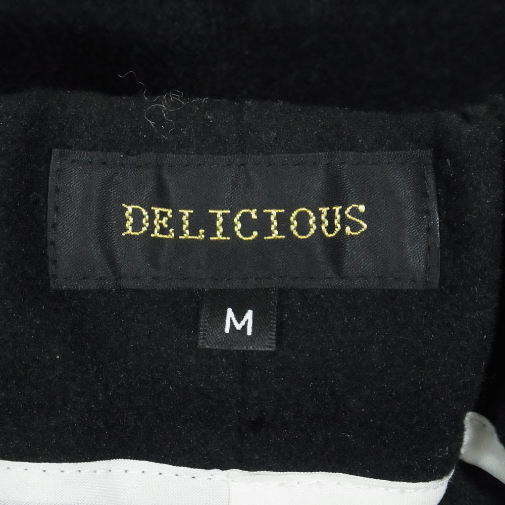 デリシャス DP0013 Melton Easy Pants メルトン イージー パンツ ブラック系 M【中古】