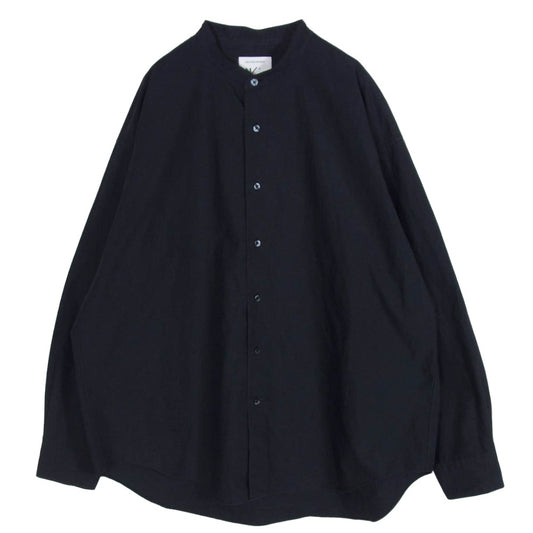 NEUTRALWORKS ニュートラルワークス KSU32155 L/S SR BX BG SHIRT ロングスリーブ スマート ブロード ビッグ 長袖 シャツ ブラック系 S【中古】