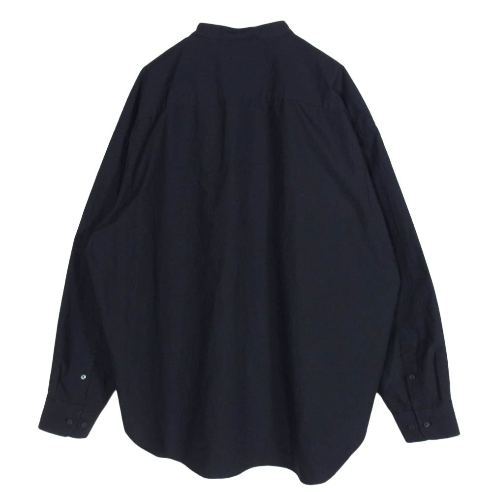 NEUTRALWORKS ニュートラルワークス KSU32155 L/S SR BX BG SHIRT ロングスリーブ スマート ブロード ビッグ 長袖 シャツ ブラック系 S【中古】