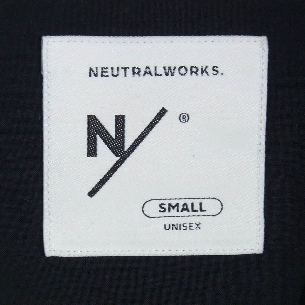 NEUTRALWORKS ニュートラルワークス KSU32155 L/S SR BX BG SHIRT ロングスリーブ スマート ブロード ビッグ 長袖 シャツ ブラック系 S【中古】