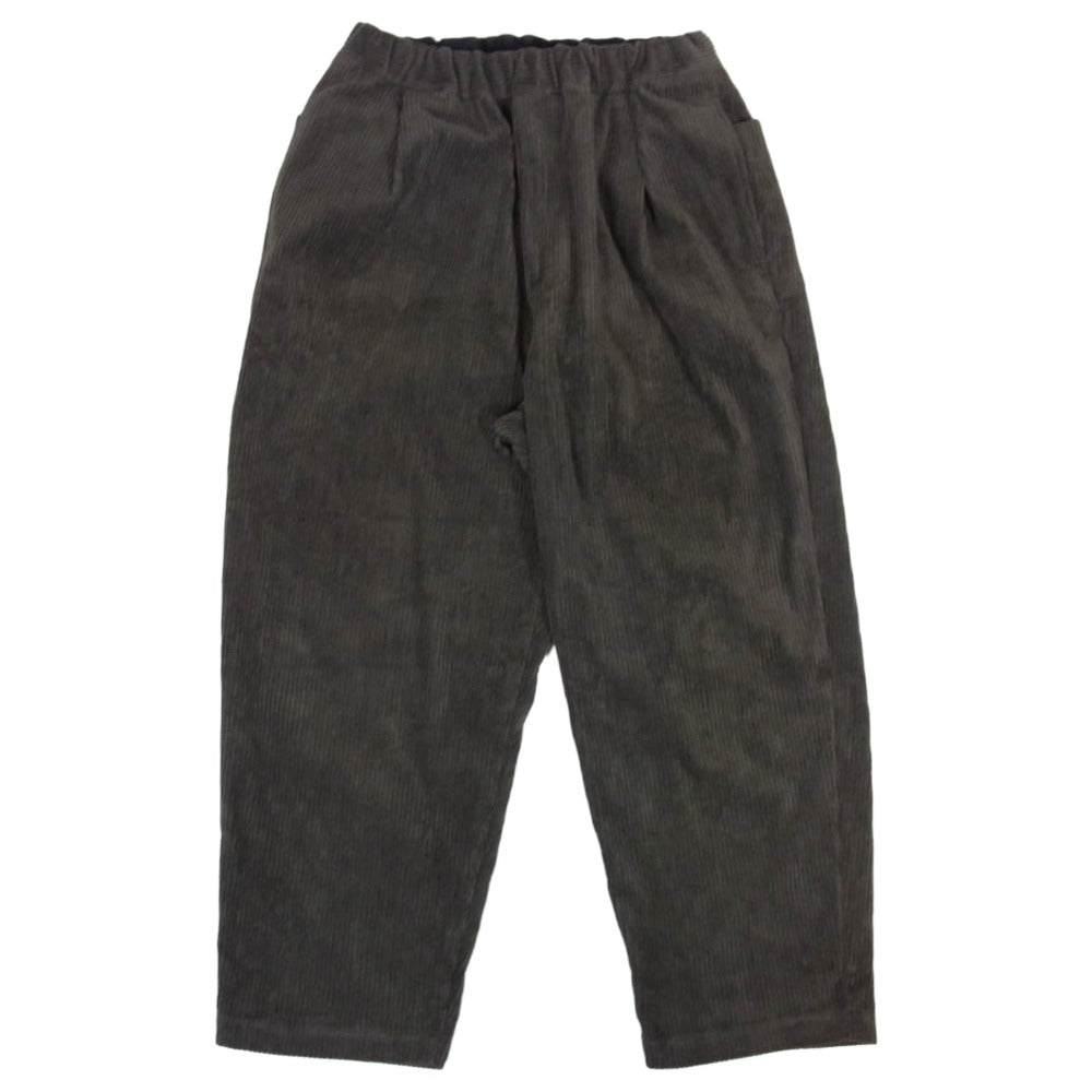 STILL BY HAND スティルバイハンド 25AW PT03253 Corduroy easy pants コーデュロイ イージーパンツ グレー系 46【中古】
