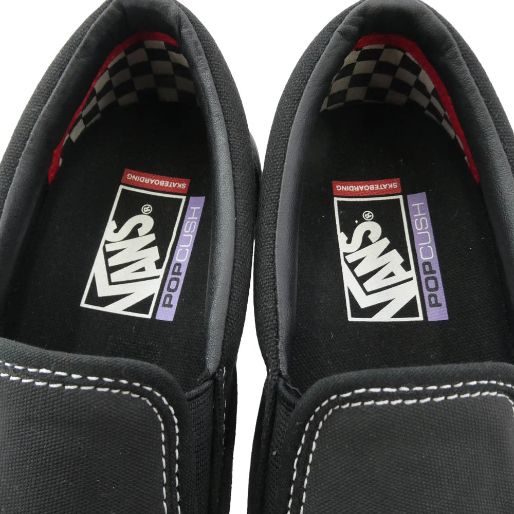 VANS バンズ SKATE SLIP-ON スケート スリッポン スニーカー ブラック系 26.5ｃｍ【中古】