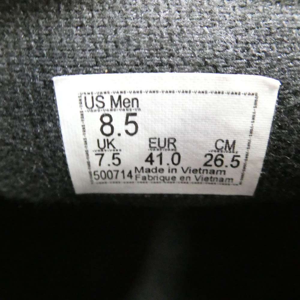 VANS バンズ SKATE SLIP-ON スケート スリッポン スニーカー ブラック系 26.5ｃｍ【中古】