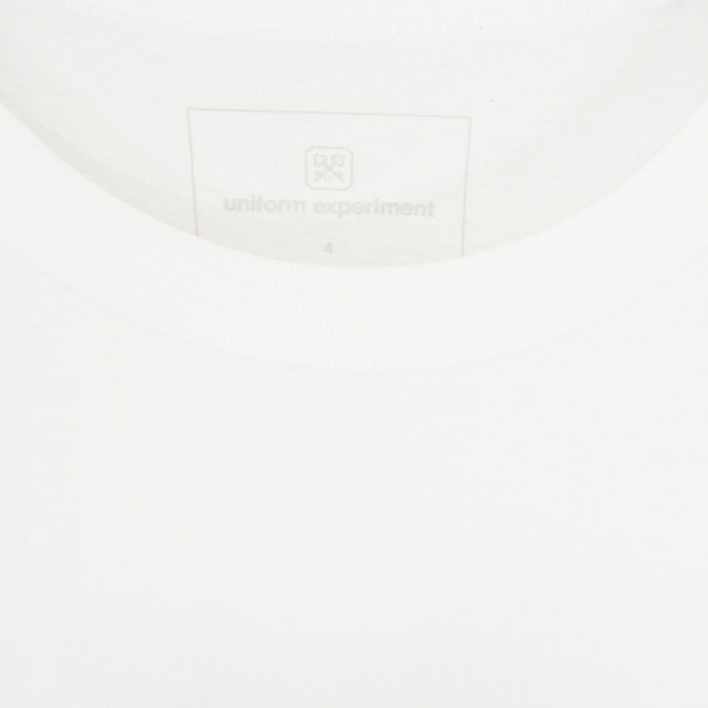 uniform experiment ユニフォームエクスペリメント 20SS UE-200071 MIL POCKET TEE ユニフォームエクスペリメント ミル ポケット 半袖 Tシャツ ホワイト系 4【中古】