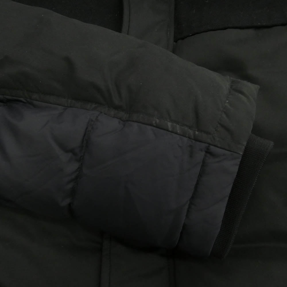 ARMANI EXCHANGE アルマーニエクスチェンジ 6ZZK04 ZNK6Z ファー ダウン モッズコート ジャケット ブラック系 XL【中古】
