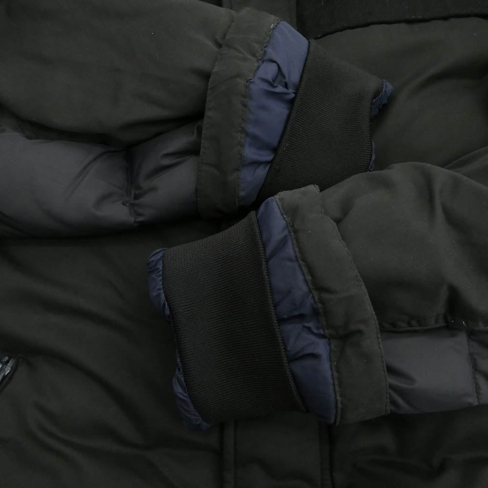 ARMANI EXCHANGE アルマーニエクスチェンジ 6ZZK04 ZNK6Z ファー ダウン モッズコート ジャケット ブラック系 XL【中古】