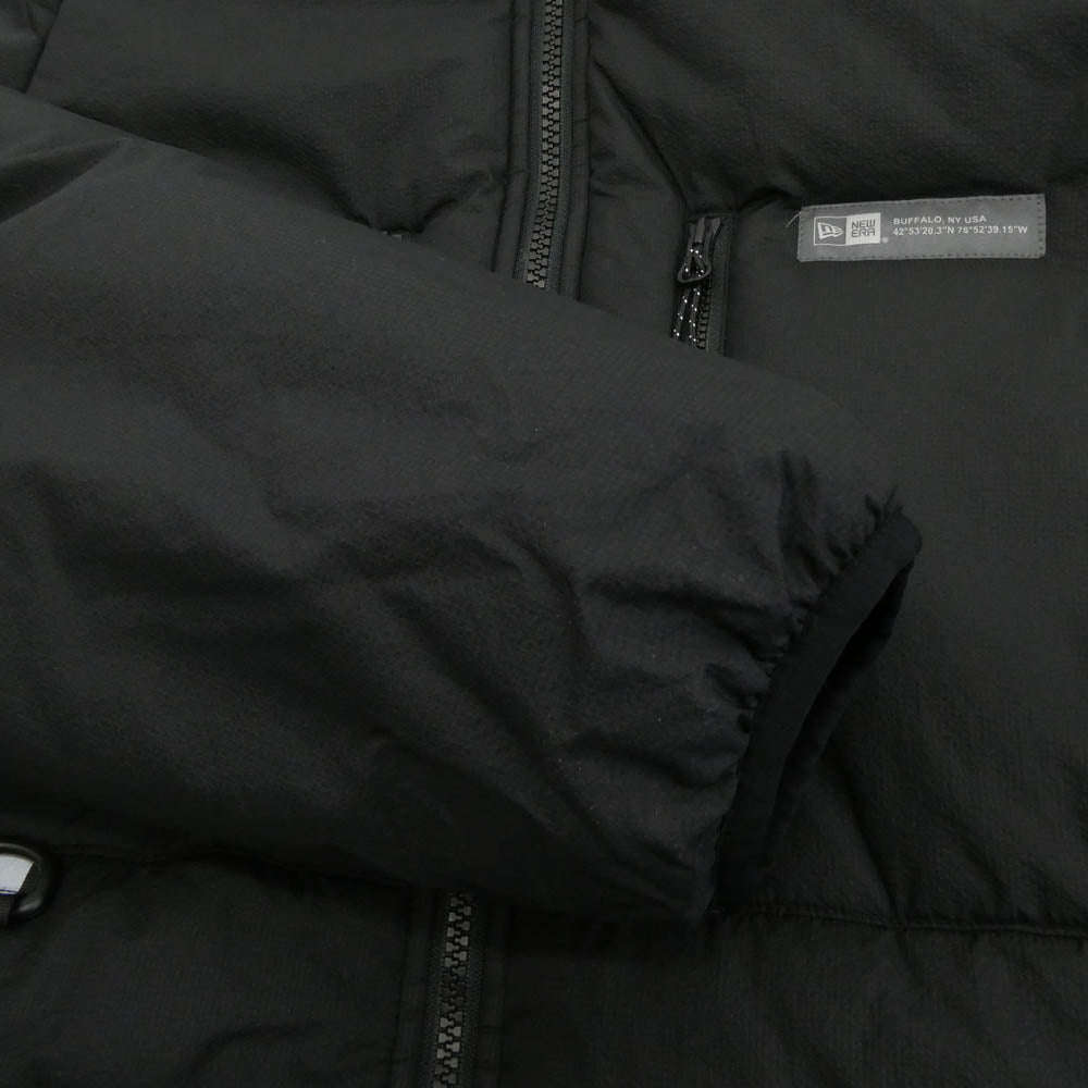 NEW ERA ニューエラ インサレーティッド フィールドジャケット Angler Collection THERMOLITE 中綿 フーデッド ジャケット ブラック系 XL【中古】
