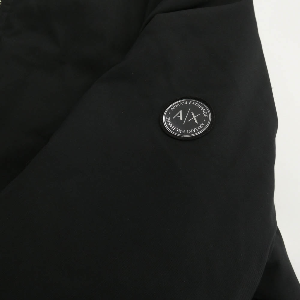 ARMANI EXCHANGE アルマーニエクスチェンジ 6HZB52 ZNG1Z バックロゴ ボンバージャケット 中綿ブルゾン ブラック系 XL【中古】