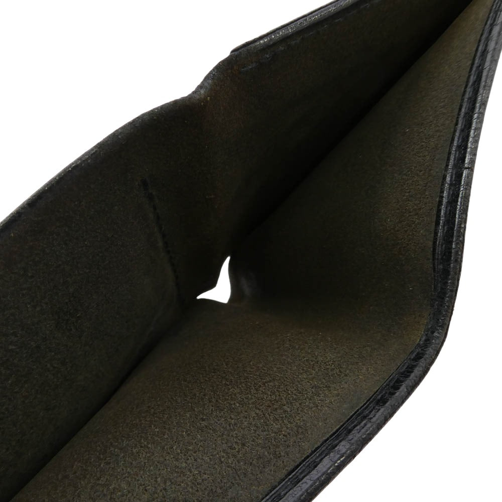 goro's ゴローズ イーグルコンチョ付き サドルレザー ウォレット 二つ折り 札入れ 財布 ブラック系【中古】