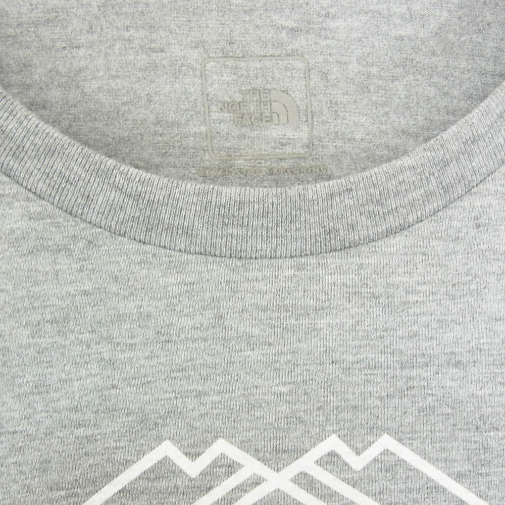 THE NORTH FACE ノースフェイス NT11867 EXPLORE TEE エクスプローラー ロゴ プリント ランニング Tシャツ 半袖カットソー グレー系 M【中古】