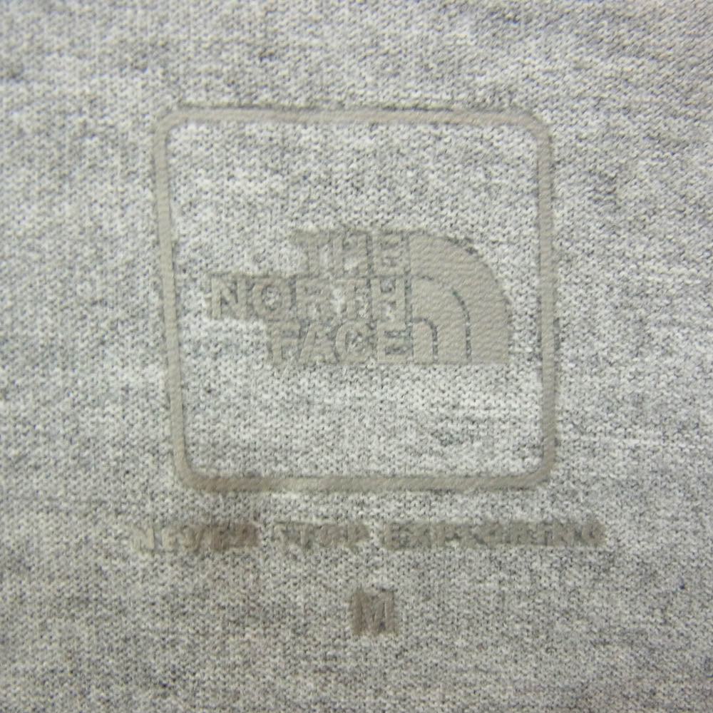 THE NORTH FACE ノースフェイス NT11867 EXPLORE TEE エクスプローラー ロゴ プリント ランニング Tシャツ 半袖カットソー グレー系 M【中古】