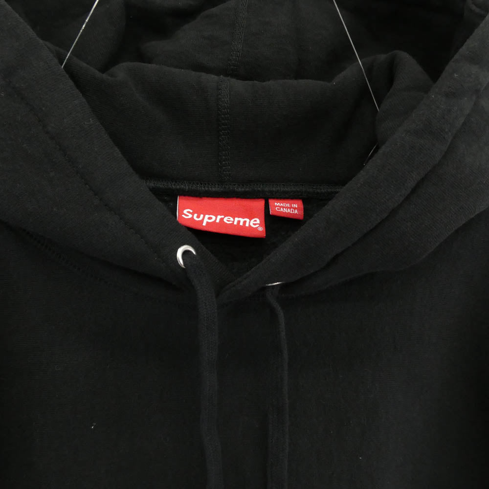 Supreme シュプリーム 22AW Capital Hooded Sweatshirt キャピタル フーデッド スウェットシャツ ロゴ フーディー パーカー ブラック系 M【中古】