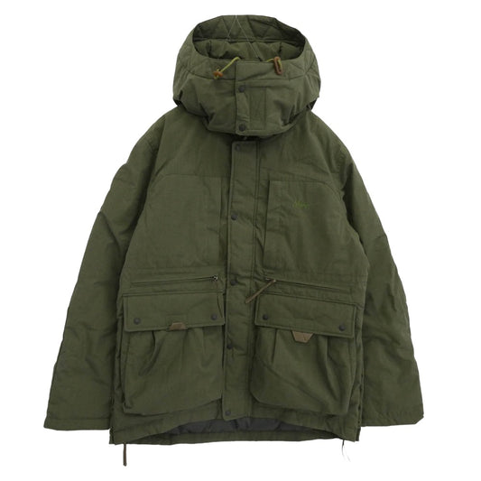 NANGA ナンガ 23A1I000016 HINOC TAKIBI DOWN JACKET フード着脱可 2way ヒノック タキビ ダウン ジャケット カーキ系 M【中古】