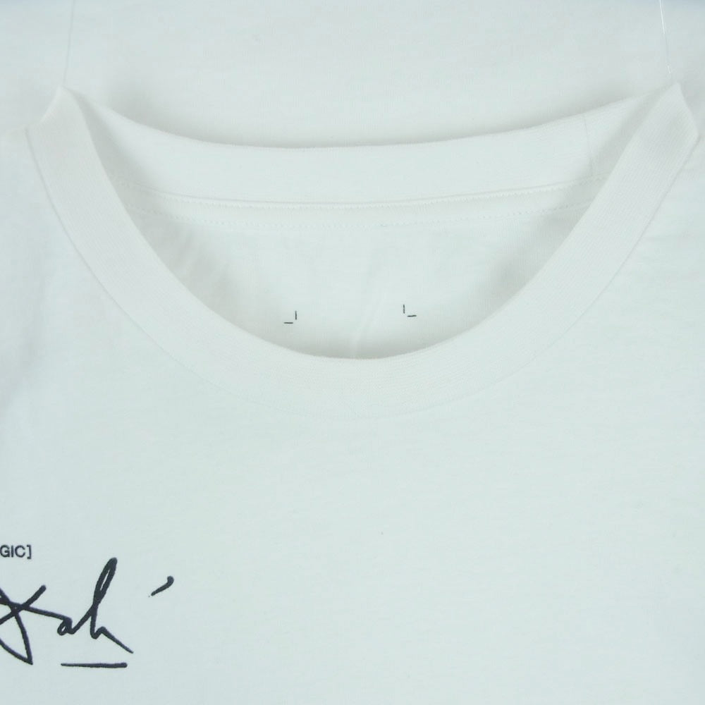 OAMC オーエーエムシー 20SS OAMQ708767 Dream Logic Crewneck T-shirt ロゴ プリント 半袖 Tシャツ カットソー ホワイト系 XS【中古】