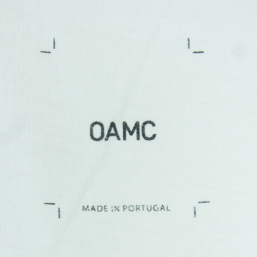 OAMC オーエーエムシー 20SS OAMQ708767 Dream Logic Crewneck T-shirt ロゴ プリント 半袖 Tシャツ カットソー ホワイト系 XS【中古】