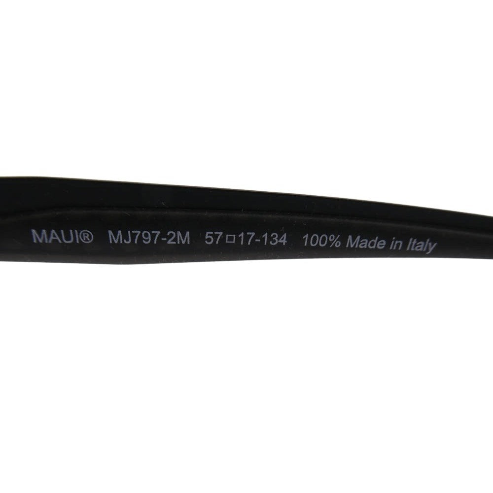 マウイジム MJ797-2M Shoal サングラス アイウェア ブラック系 フレーム：ブラック系　レンズ：ブラック系 57□17-134【中古】