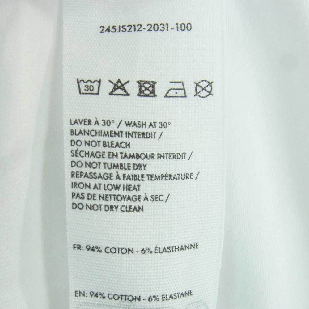ジャックムス ロゴ プリント 半袖 Tシャツ カットソー ポルトガル製 ホワイト系 XS【中古】