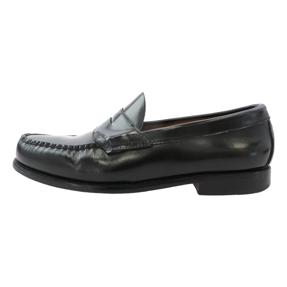 G.H.BASS & COMPANY ジーエイチバス LOGAN Weejuns ペニー ローファー シューズ ブラック ブラック系 7D【中古】