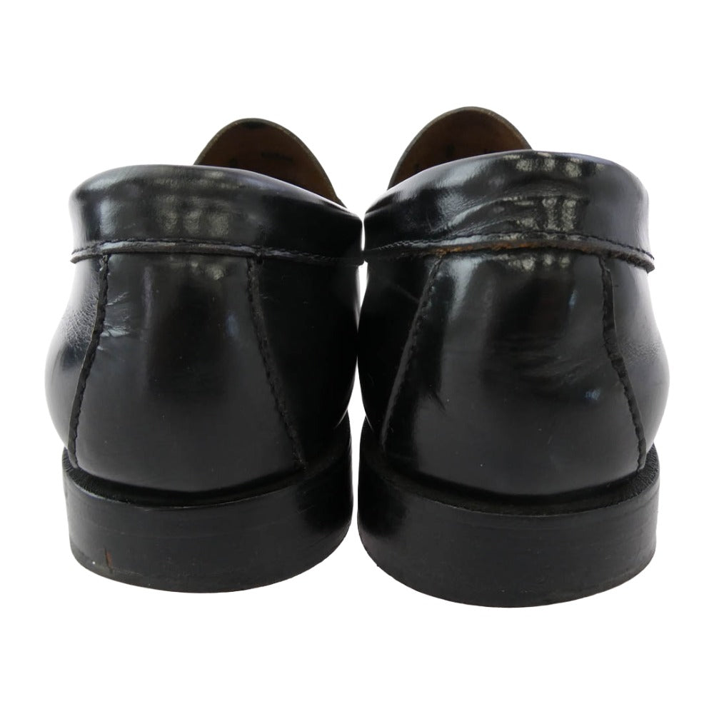 G.H.BASS & COMPANY ジーエイチバス LOGAN Weejuns ペニー ローファー シューズ ブラック ブラック系 7D【中古】