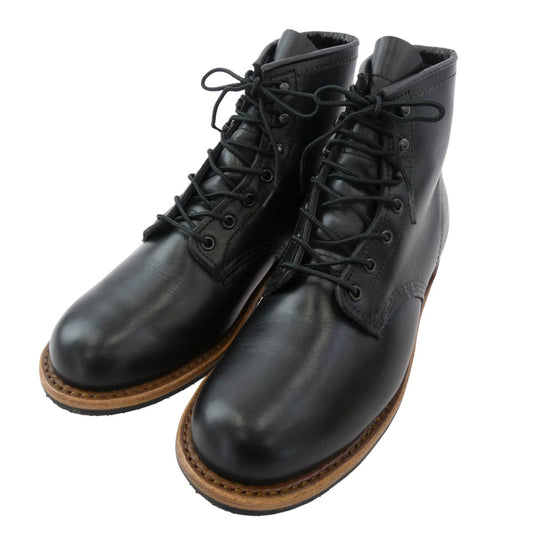 RED WING レッドウィング 9423 BECKMAN ベックマン ラウンドトゥ ブーツ ブラック系 US7【美品】【中古】