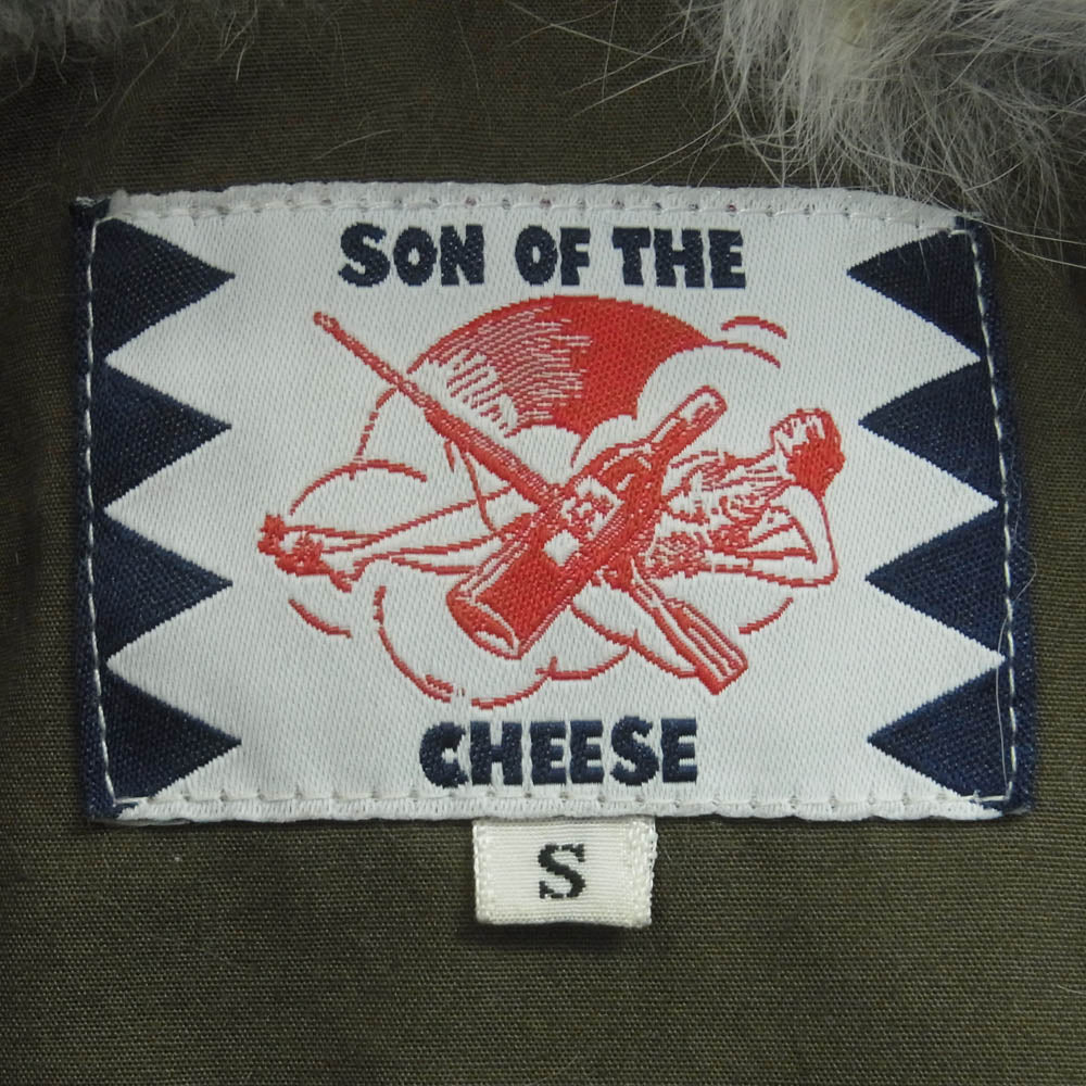 SON OF THE CHEESE サノバチーズ SC1620-JK04 Thinsulate シンサレート フード モッズ コート 中国製 グリーン系 S【中古】