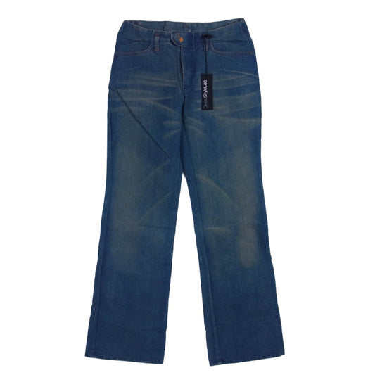DIESEL ディーゼル イタリア製 DIESEL style lab RODEO-STAR W27 フレア デニムパンツ ブルー系 27【中古】